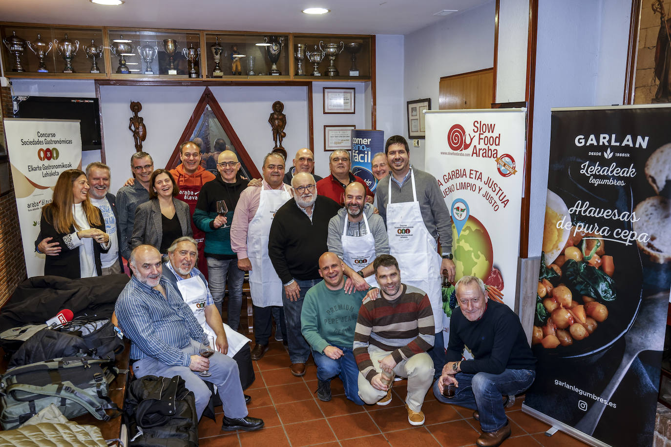 Fotos: Así fue la cena en la Sociedad Gastronómica Abendaño