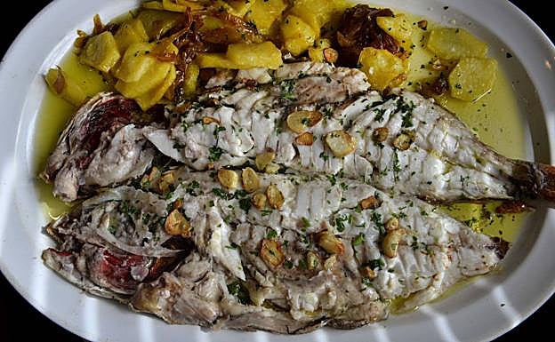 Besugo a la plancha.