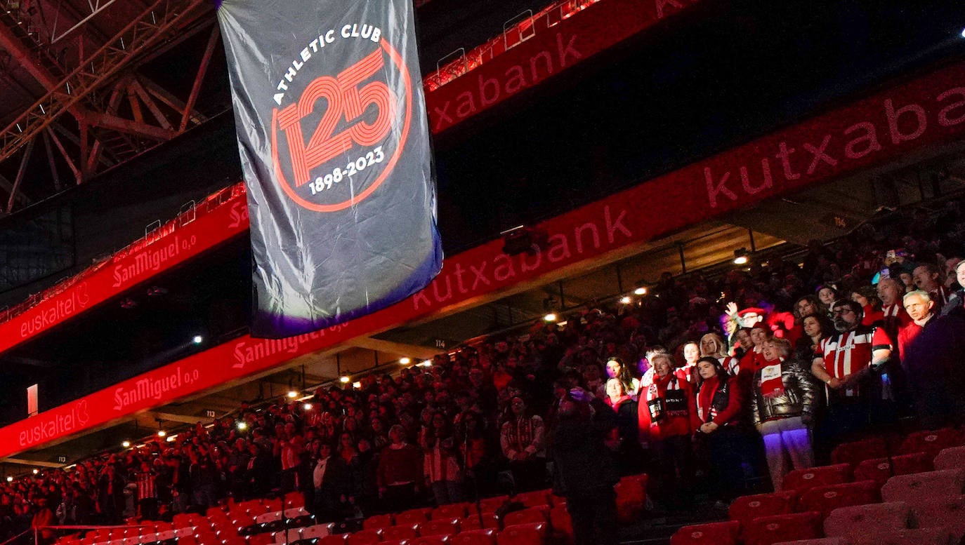 Fotos: La fiesta en San Mamés por el 125 aniversario del Athletic