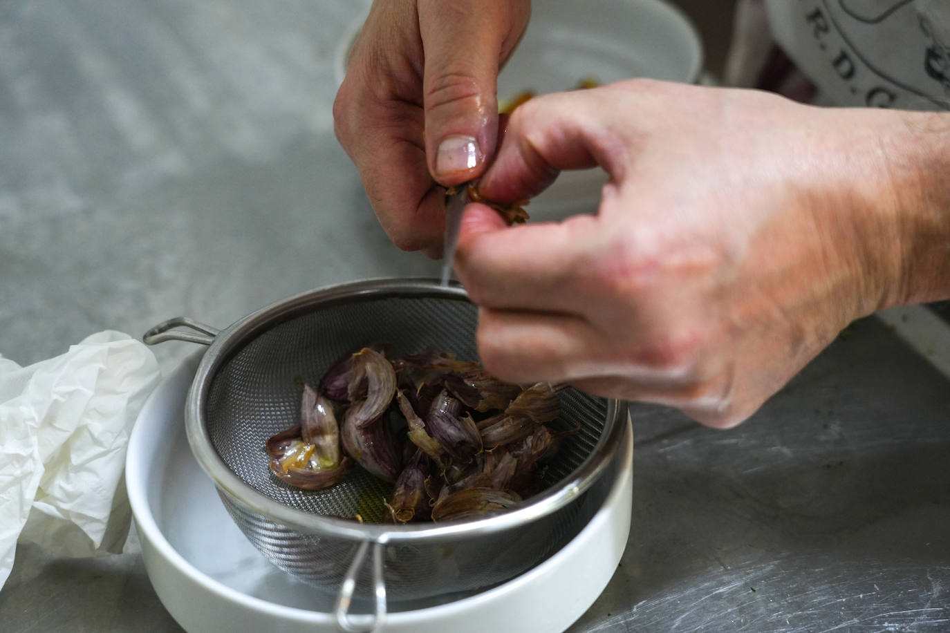 Fotos: Así fue la cena en la Sociedad Gastronómica Eskola Zaharra