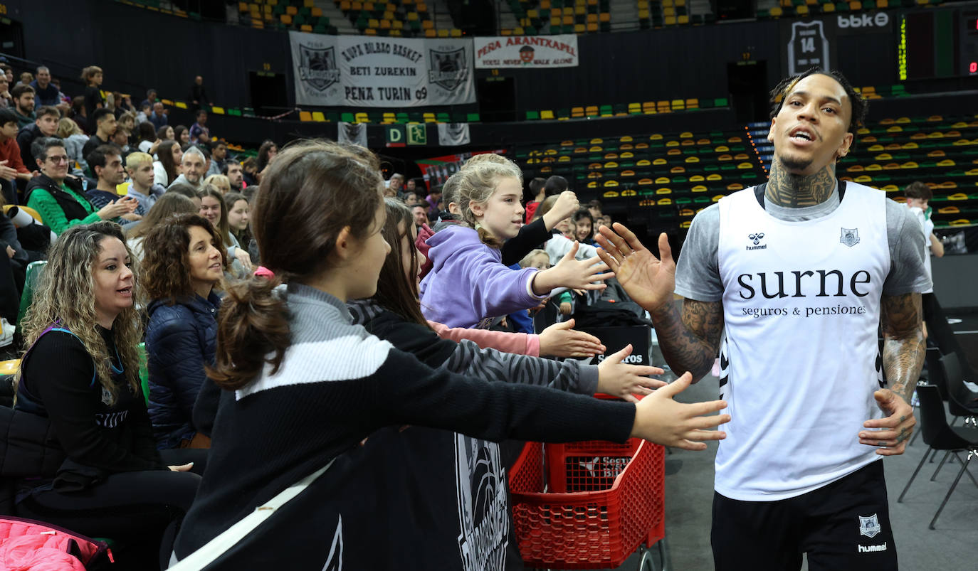 Fotos: Jornada de puertas abiertas del Bilbao Basket