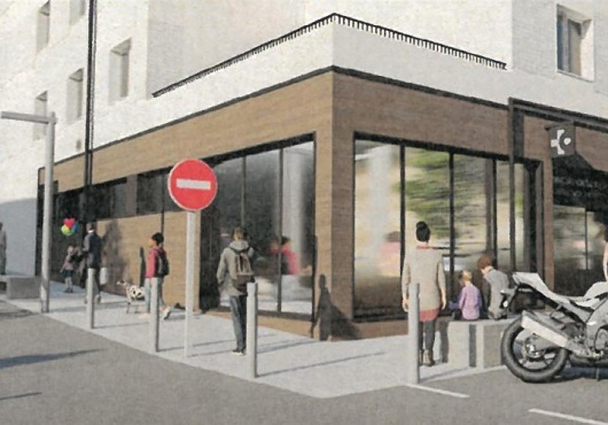 Infografía de cómo quedará el consultorio de Armintza tras la reforma