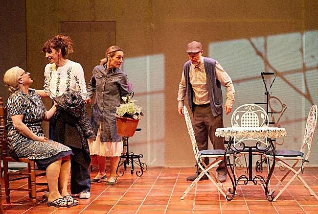 Un momento de los ensayos.