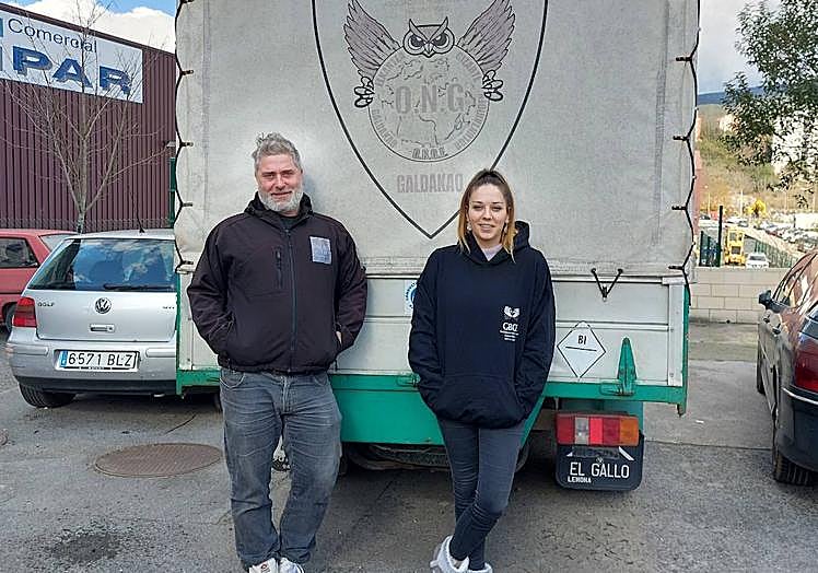 Voluntarios de la asociación de Galdakao.