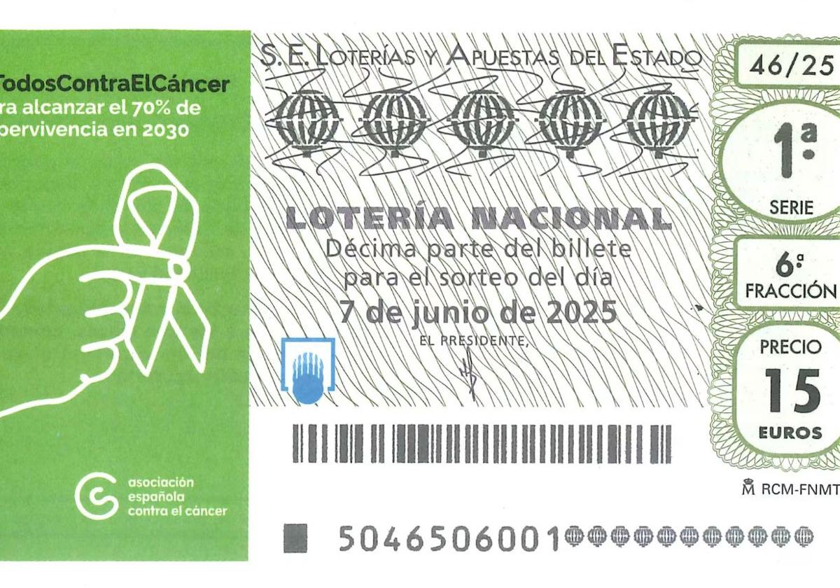 Portugalete se lleva un pellizco del primer premio del sorteo de la Asociación Española contra el Cáncer de la Lotería Nacional