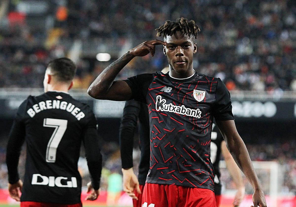 Nico Williams se fabricó el gol de la igualada