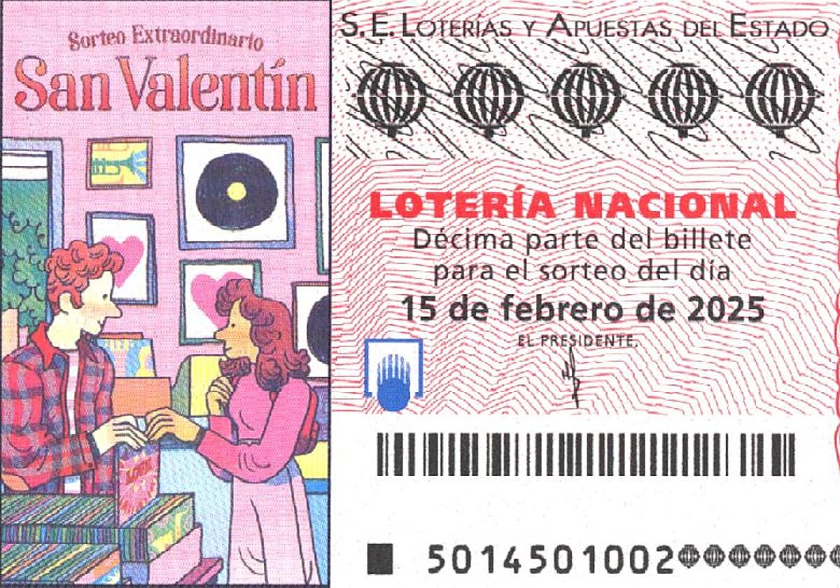 El millonario premio a un solo décimo del especial San Valentín de la Lotería Nacional del sábado