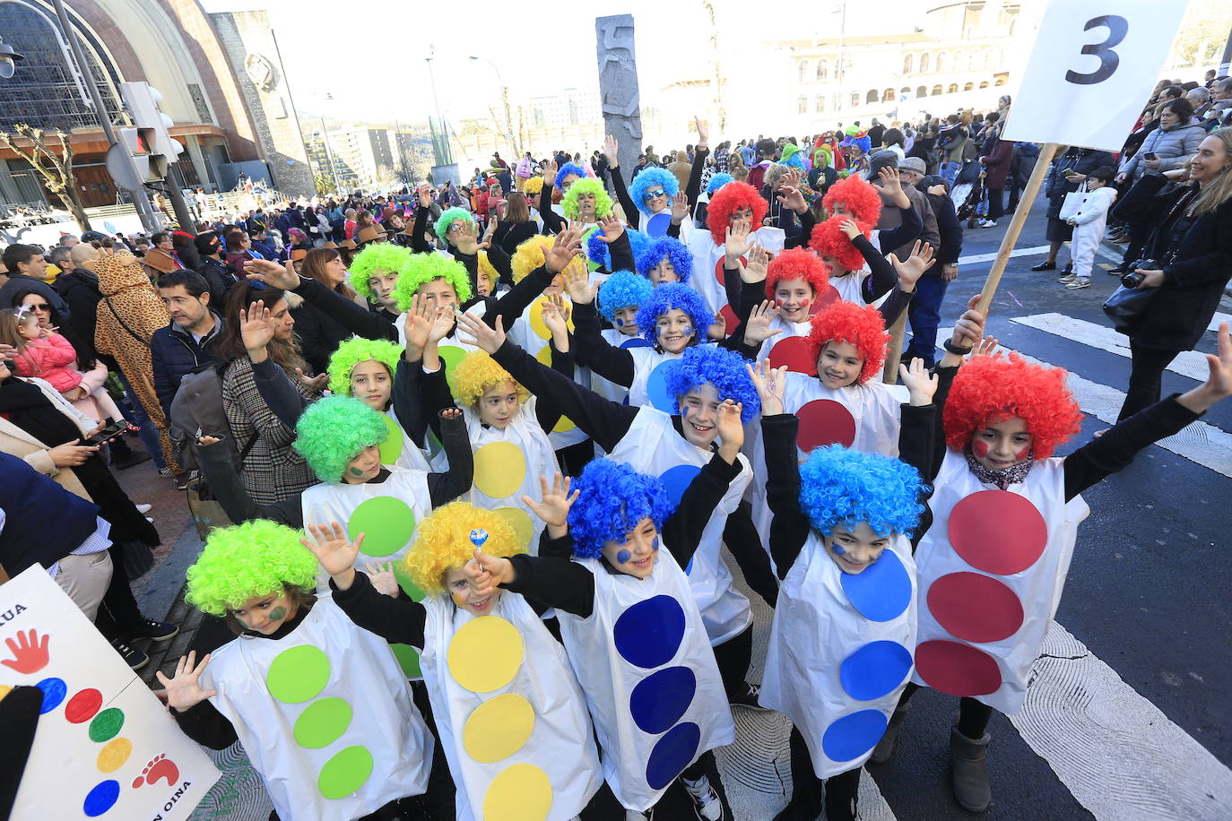 Desfile de carnaval en Deusto