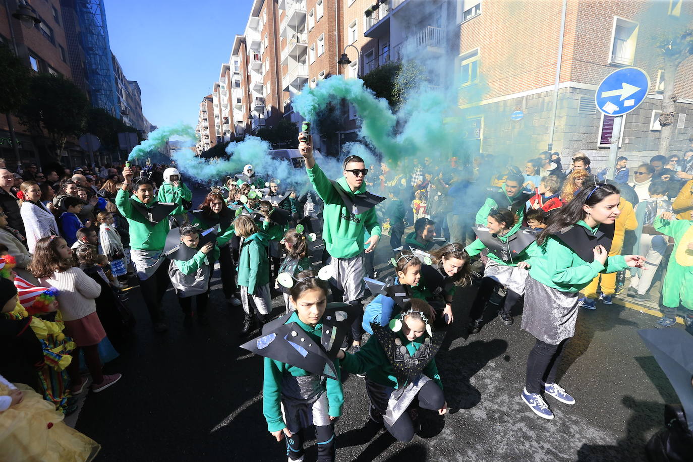 Desfile de carnaval en Deusto