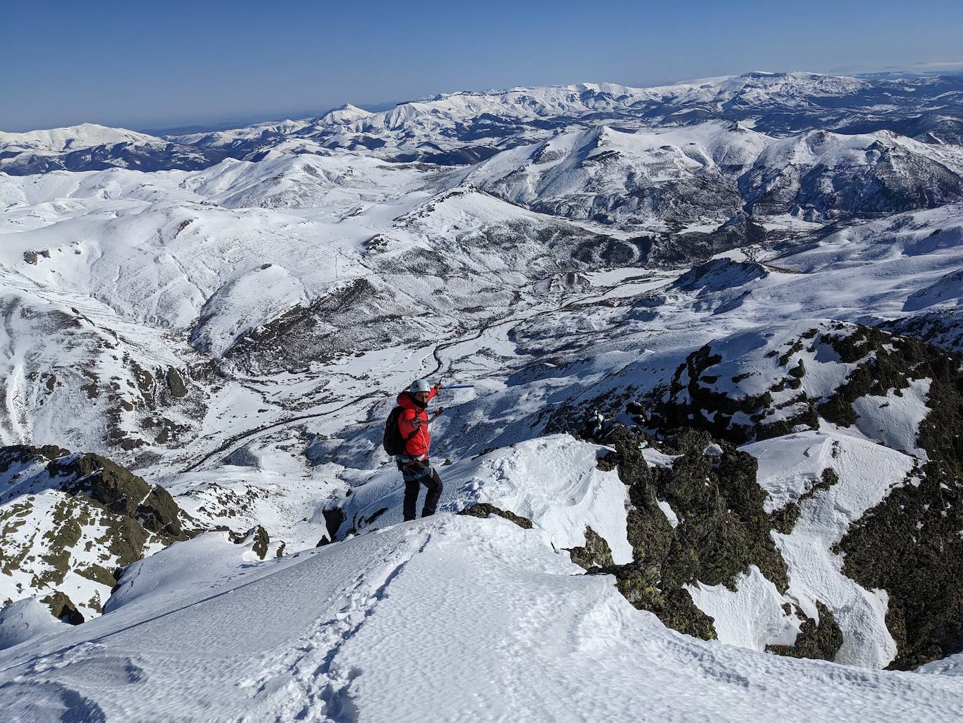 Espectacular vista desde la cima