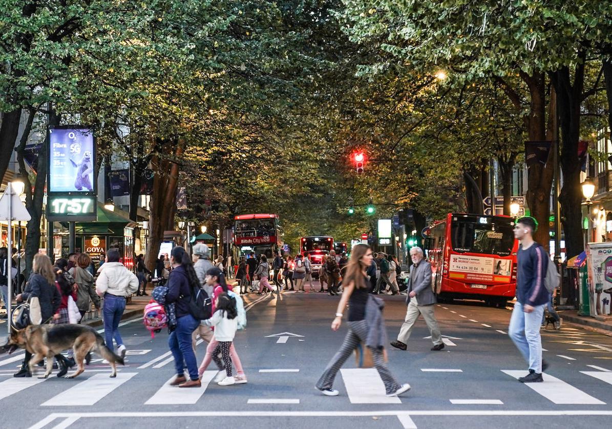 El tramo de Gran Vía pendiente de la semipeatonalización