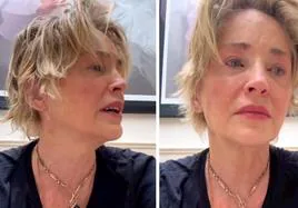 Sharon Stone llora en un desgarrador vídeo la muerte de su hermano