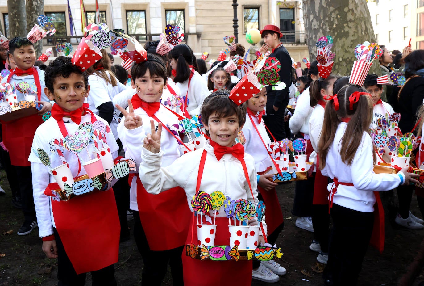 Los niños de Bilbao desfilan por Carnaval