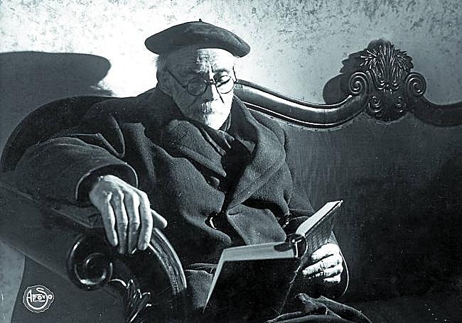 Pío Baroja, retratado por Alfonso.