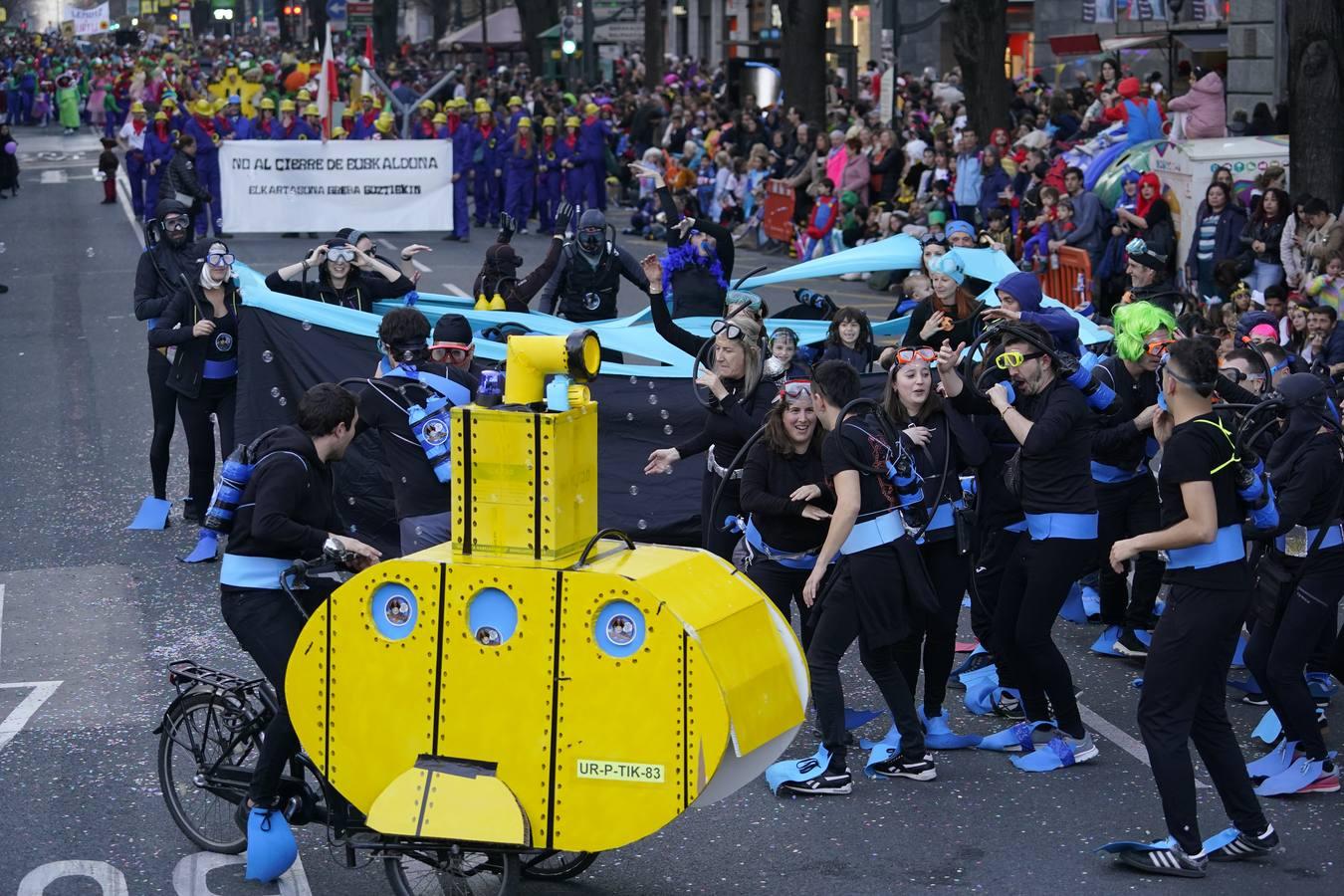 El desfile de Carnaval de Bilbao en imágenes
