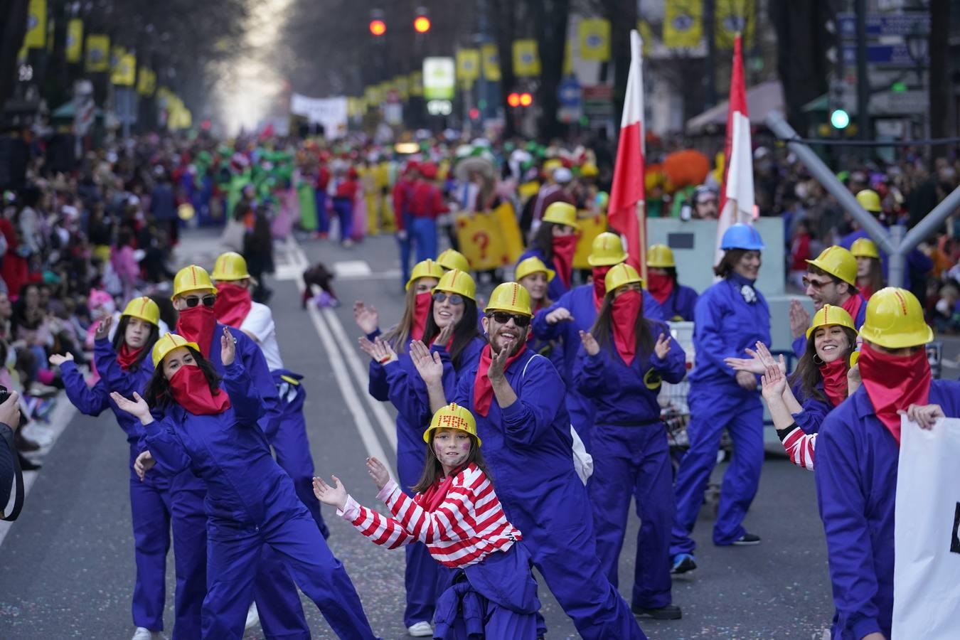 El desfile de Carnaval de Bilbao en imágenes