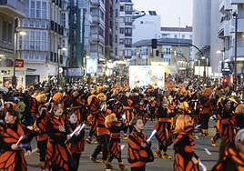 'Mariposas', de Aitana, fue uno de los temas más repetidos y banda sonora de la asociación de carnavales Niño Jesús Ikastetxea.