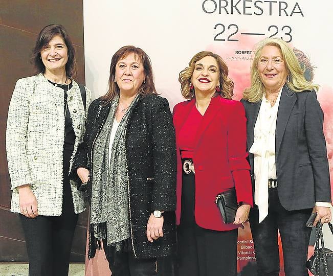 Beatriz Luengo, Arantza Díaz, Nieves García e Isabel Oyarzabal.