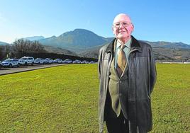 El lehendakari José Antonio Ardanza, en un acto en la base de la Ertzaintza en Iurreta el pasado miércoles.