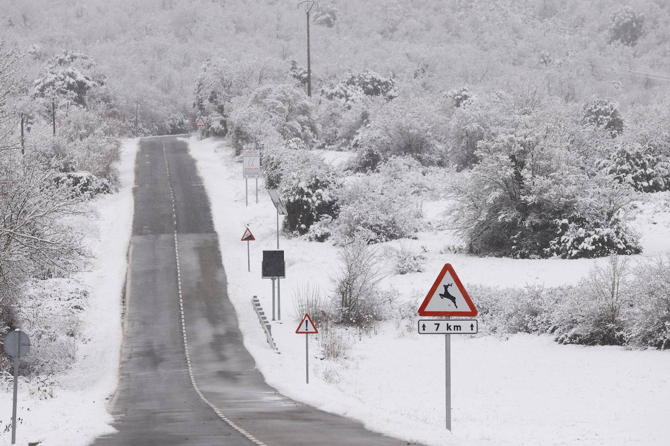 La nieve retorna a Álava