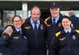 Francisca Sainz, Juan Carlos Ujencio, Enrique Pastor y Laura Fernández.