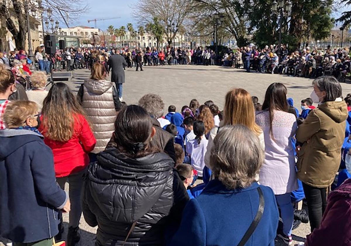 Los actos principales del año pasado tuvieron gran acogida en el parque Central de Santurtzi.