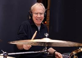 El baterista vitoriano Ángel Celada, todo un referente musical.