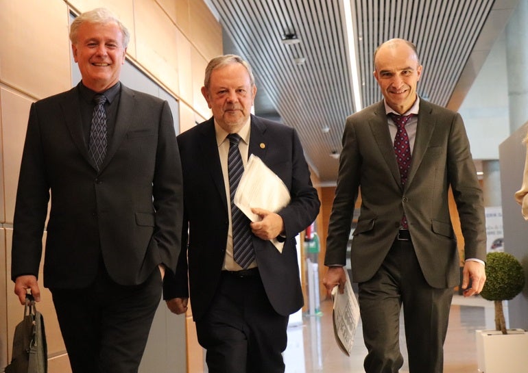 Iñaki Barredo, Pedro Azpiazu y Alberto Ansuategui