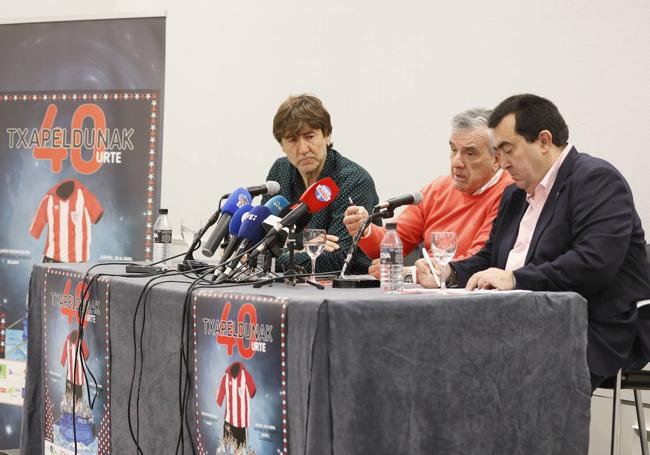 Patxi Salinas y Dani han participado en la presentación de la iniciativa.