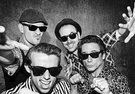 El cuarteto británico de rock and roll The Fuzillis.