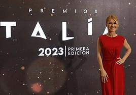 Cayetana Guillén Cuervo, en la fiesta de nominados de los Talía.