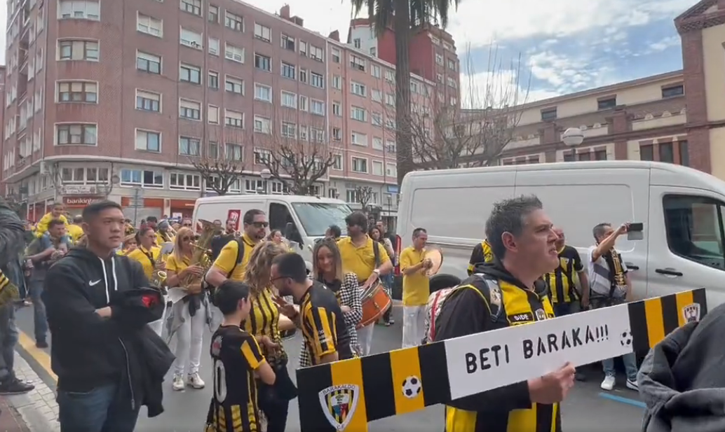 Ambiente previo al partido.