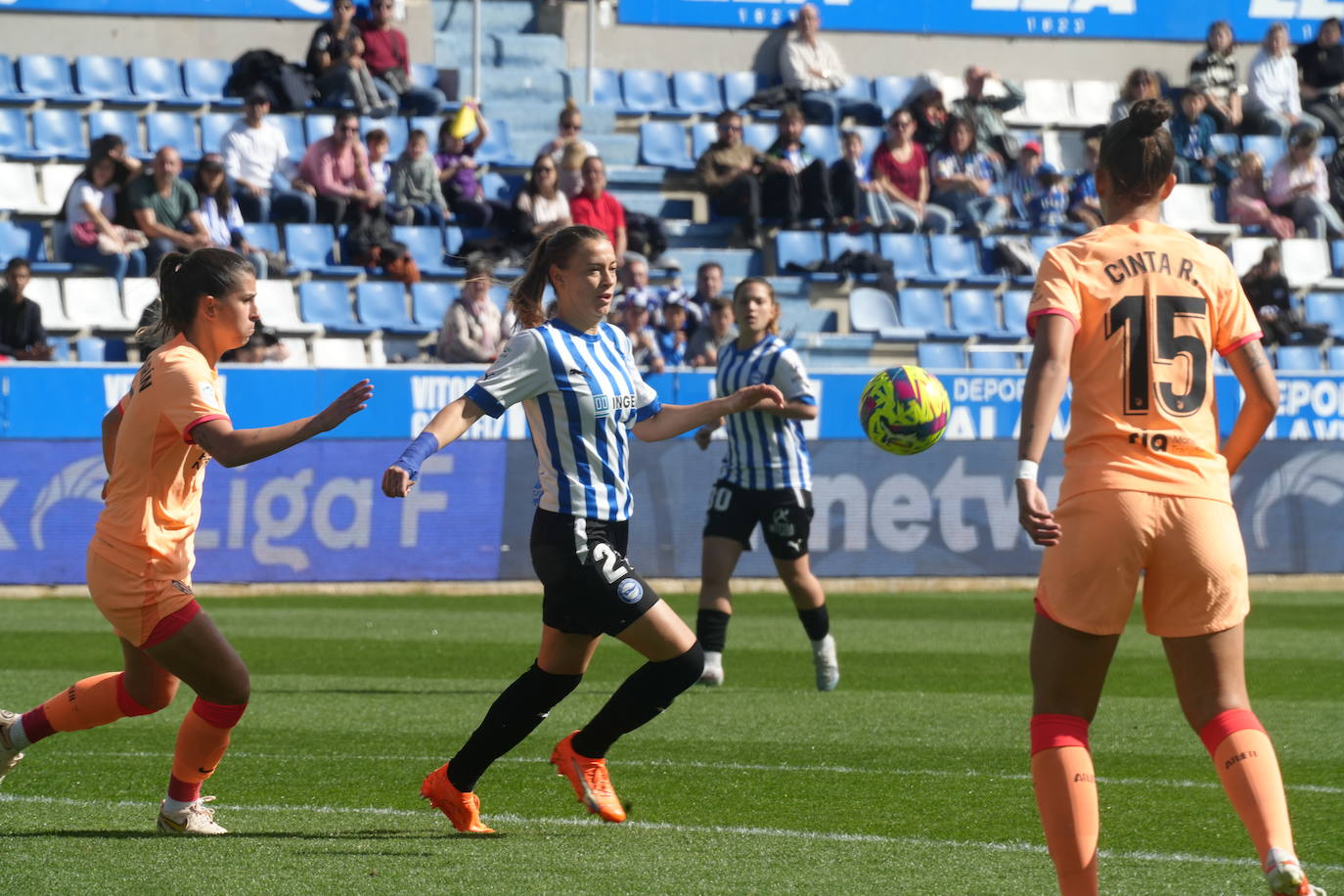 El Alavés Glorisas - Atlético de Madrid, en imágenes