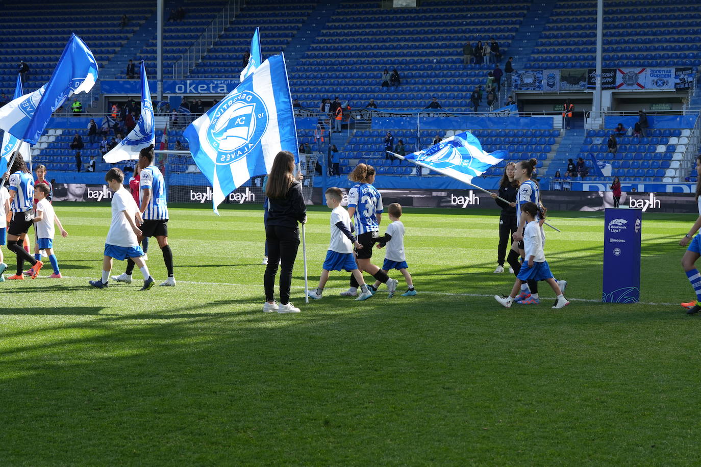 El Alavés Glorisas - Atlético de Madrid, en imágenes