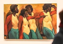 Una de obras expuestas en el museo.