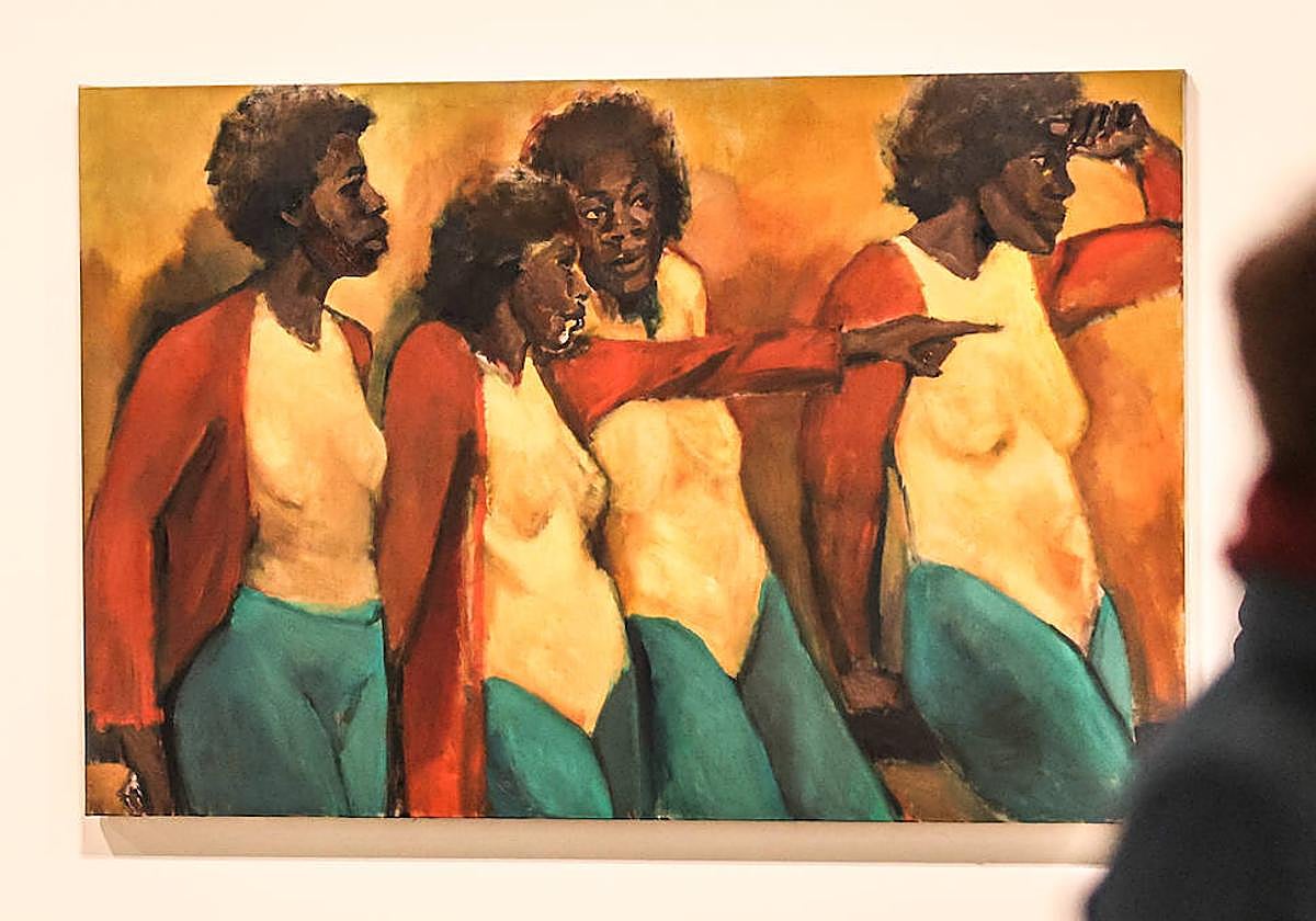 Una de obras expuestas en el museo.