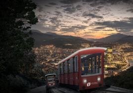 Proyección de los nuevos vagones del funicular de Artxanda