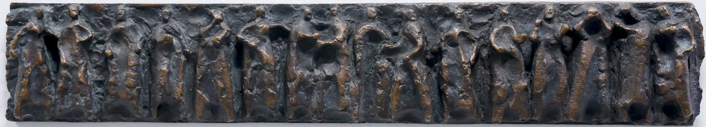 'Apostolario de Aranzazu' (1953), una de las piezas en pequeño tamaño de Oteiza que sirven para arranquer el recorrido y plantear diferentes reflexiones acerca del arte moderno.