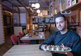 Platos orientales con toques mediterráneos en Vitoria