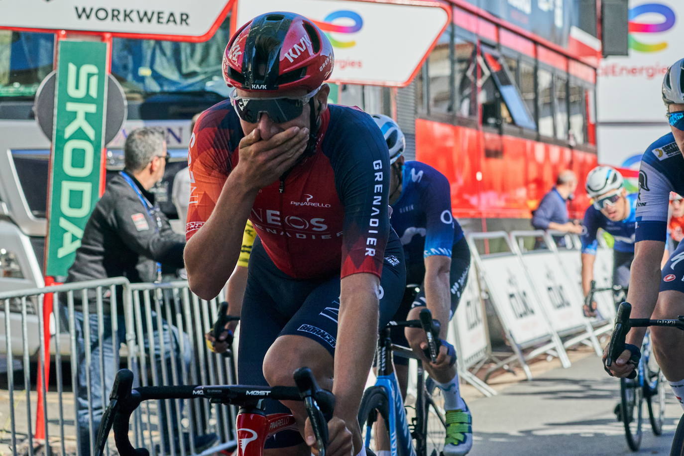 Triunfo de Ethan Hayter en la primera etapa de la Itzulia entre Vitoria y Labastida