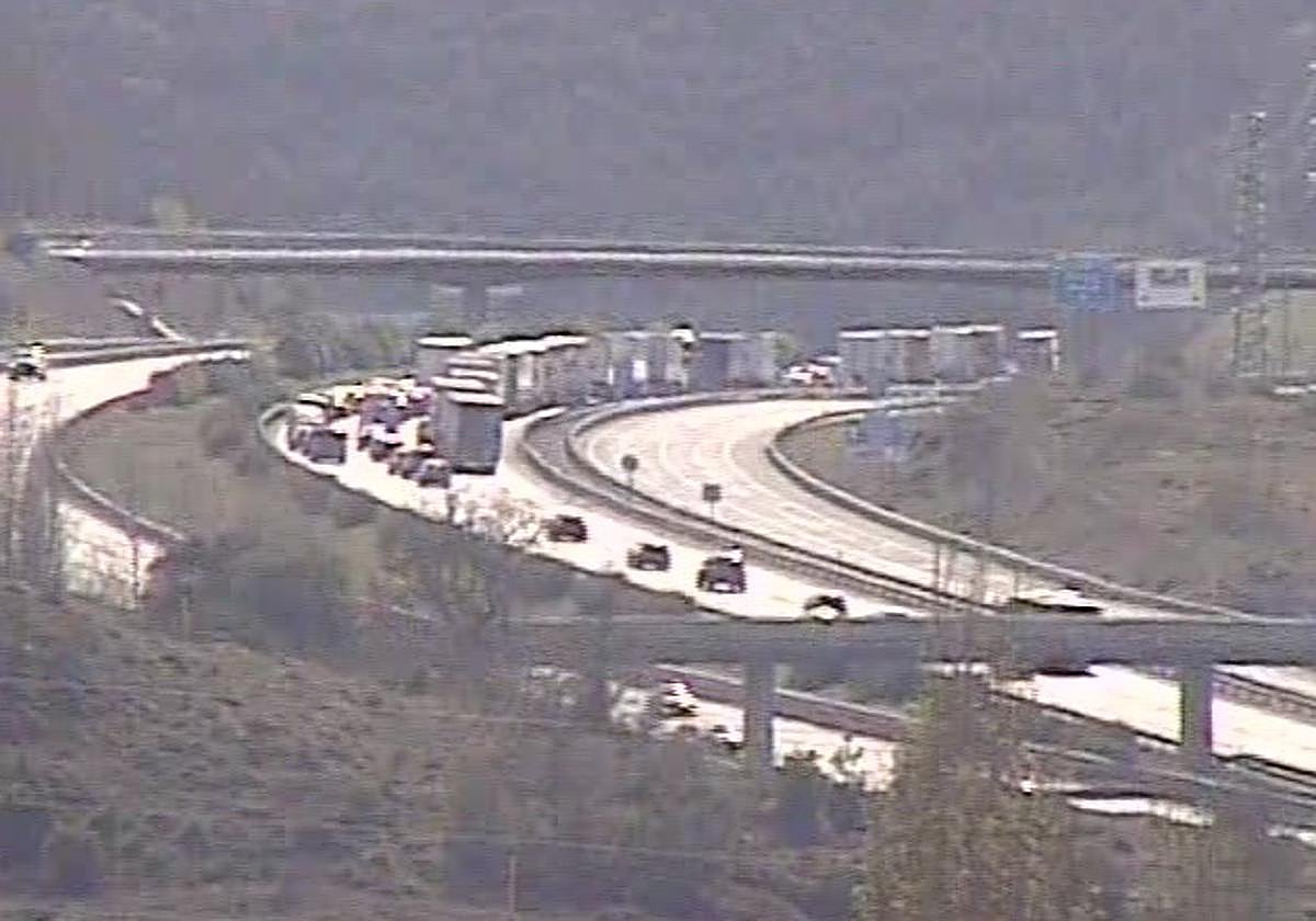 Las retenciones, captadas por las cámaras de seguridad.