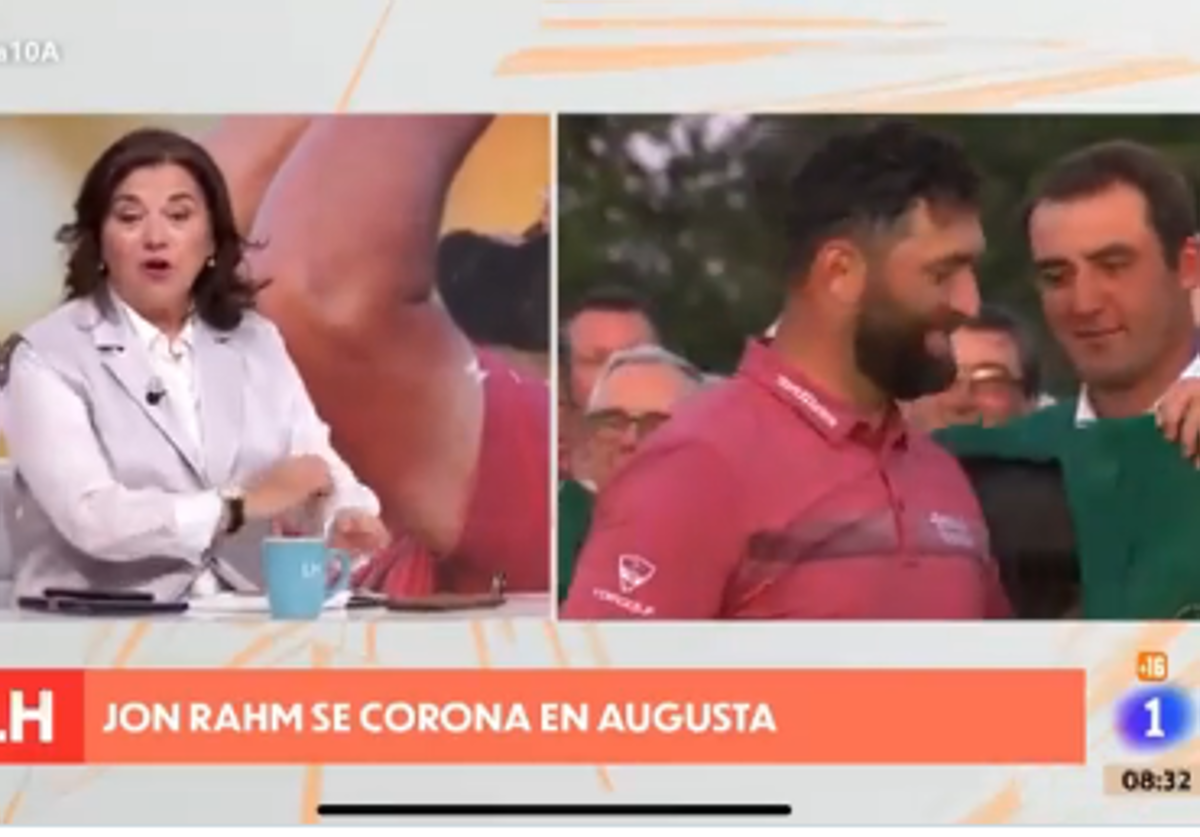 Una tertuliana de TVE, sobre Jon Rahm: «Es relativamente español»