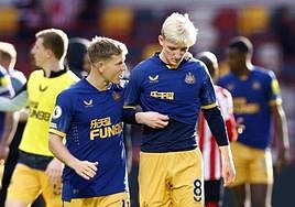 El Newcastle lleva publicidad de una casa de apuestas