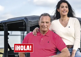 Imagen de la revista 'Hola' con Bertín Osborne y Gabriela Guillén