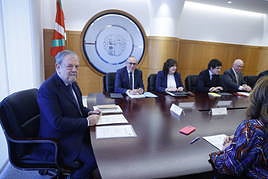 Reunión del Consejo Vasco de Finanzas celebrada el pasado febrero
