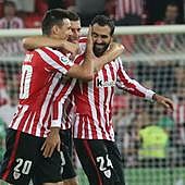 El único gol de Balenziaga en Liga y la fiesta en el vestuario