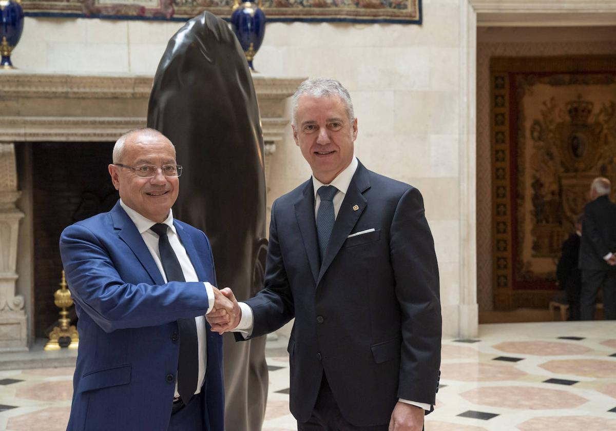 Iñigo Urkullu se reunió la semana pasada con el embajador francés en España, Jean-Michel Casa.