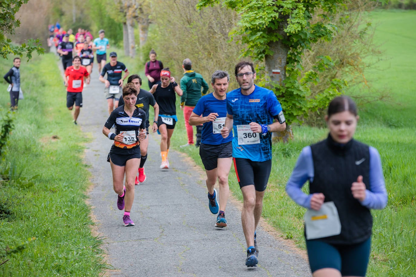 Medio millar de corredores se dan cita en la Vitoria-Estíbaliz