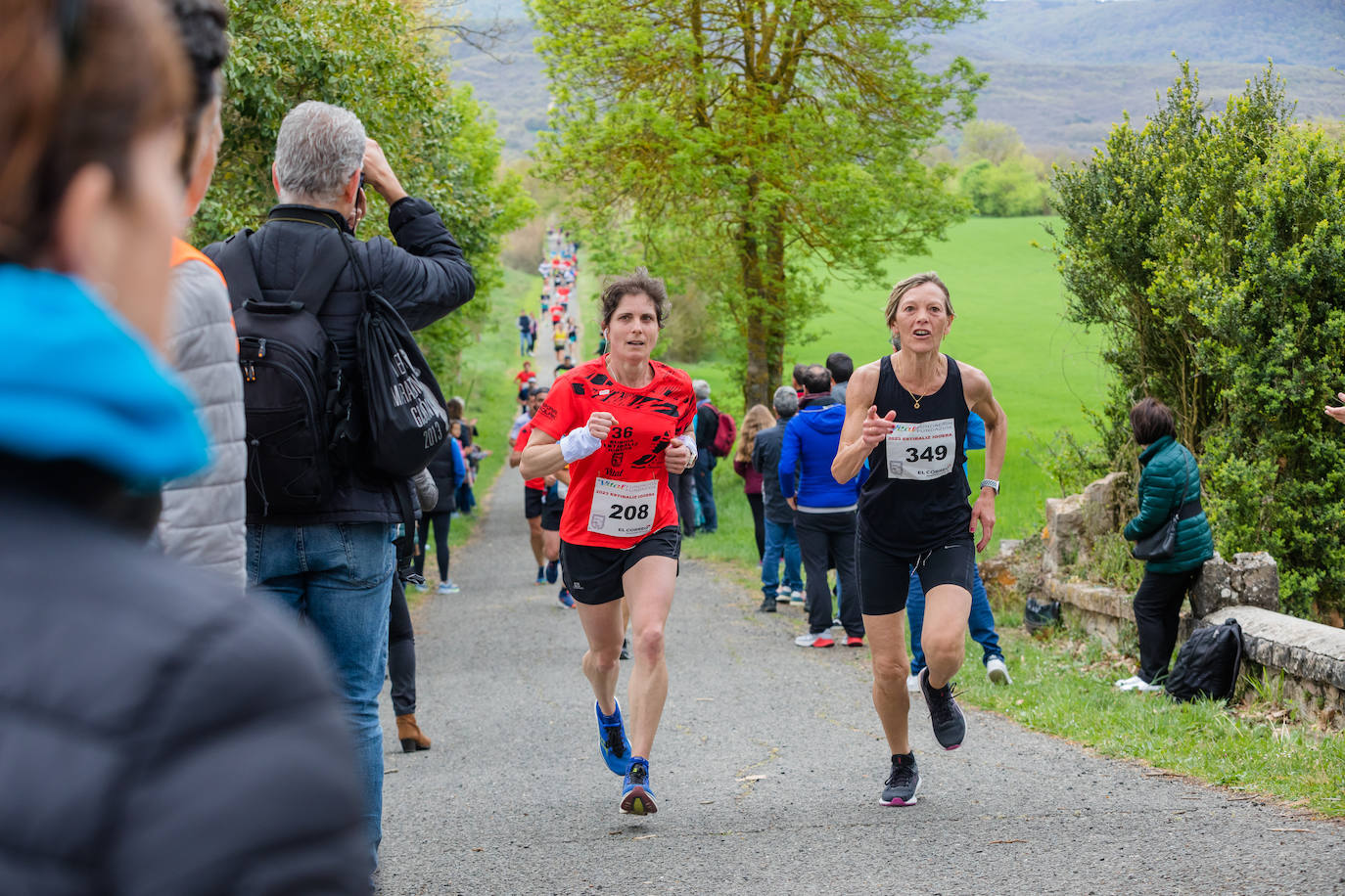 Medio millar de corredores se dan cita en la Vitoria-Estíbaliz