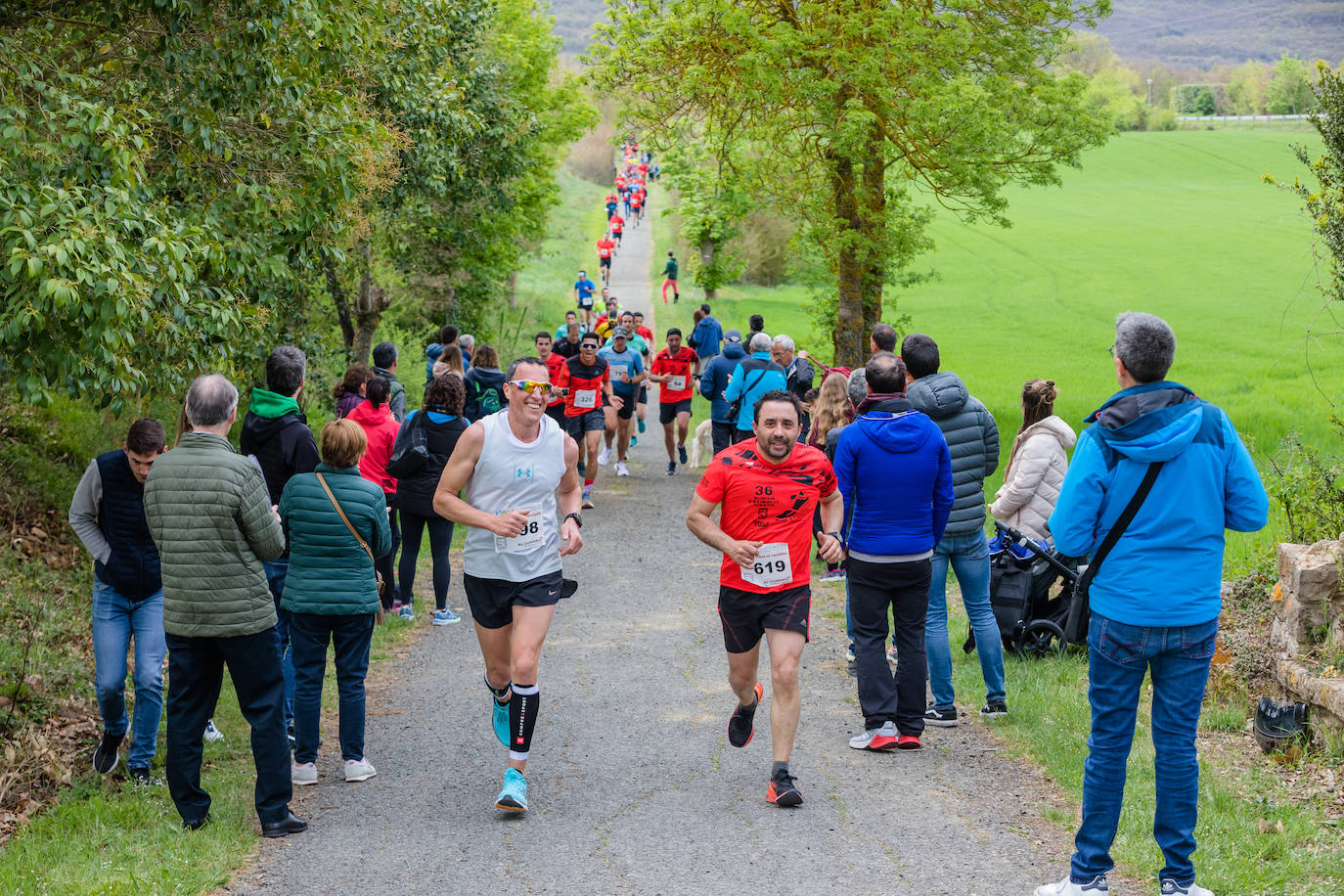 Medio millar de corredores se dan cita en la Vitoria-Estíbaliz